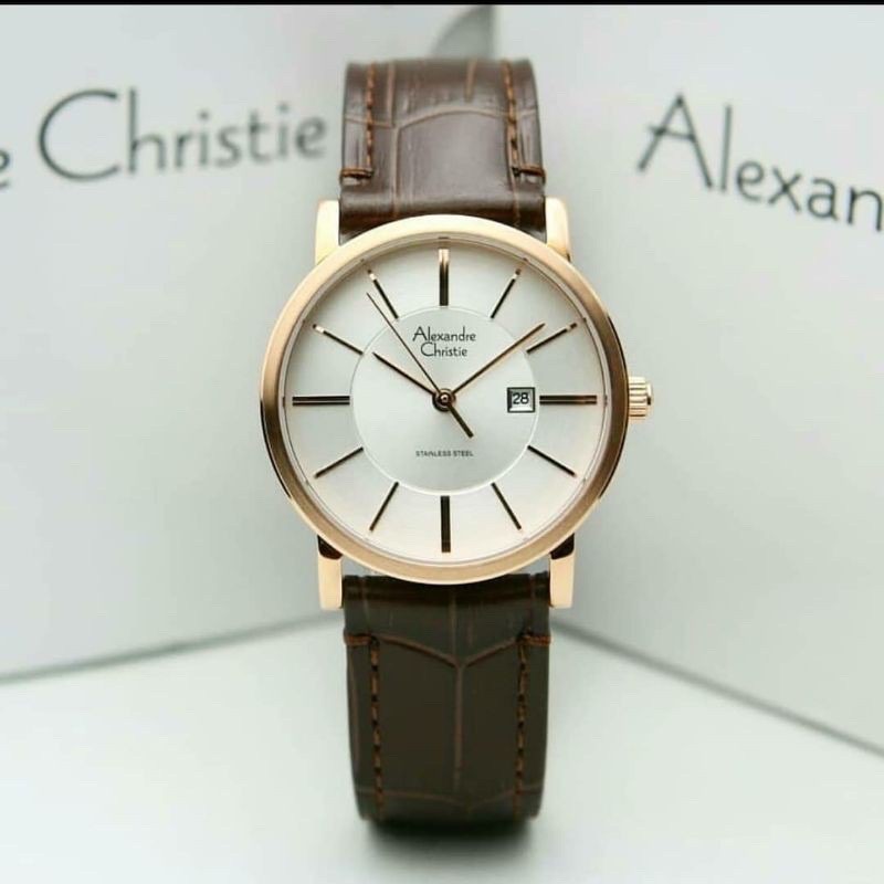 ALEXANDRE CHRISTIE AC 8344 AC8344 COUPLE LEATHER HARGA SATUAN ORIGINAL