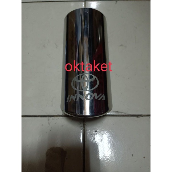 buntut knalpot muffer miring Innova emboss stainless