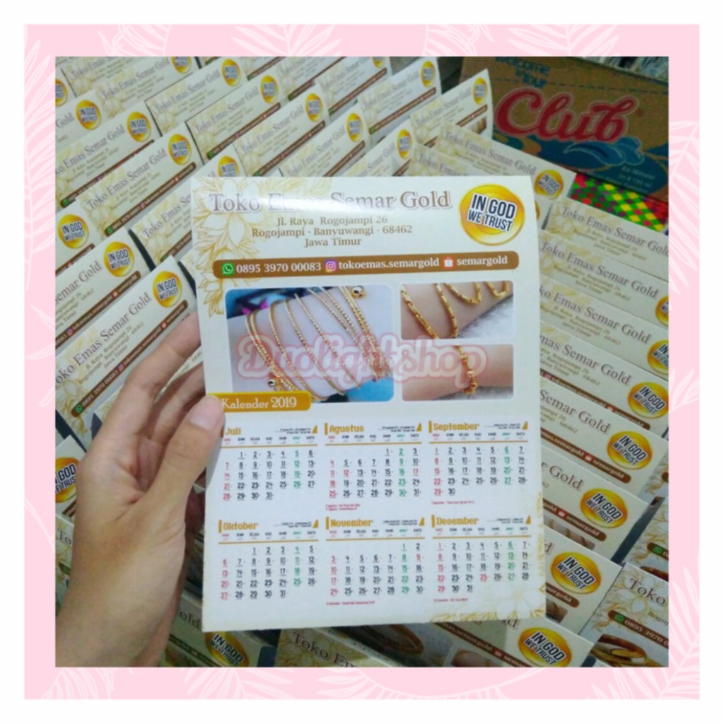 

KALENDER MINI UK 15X20MM / SOUVENIR KALENDER MINI