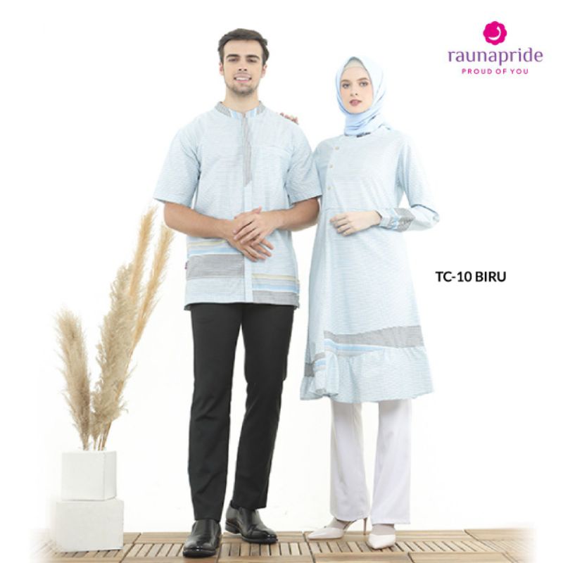 Raunapride Baju Muslim Tunik KK 344 TC 10 Biru