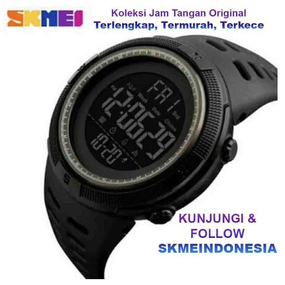 Jam Tangan Pria / SKMEI 1251 Men Double Time Digital / Jam Tangan Digital Original / SKMEI