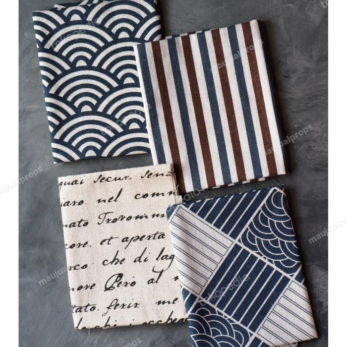 Property Napkin Motif Kanvas Linen Props Foto