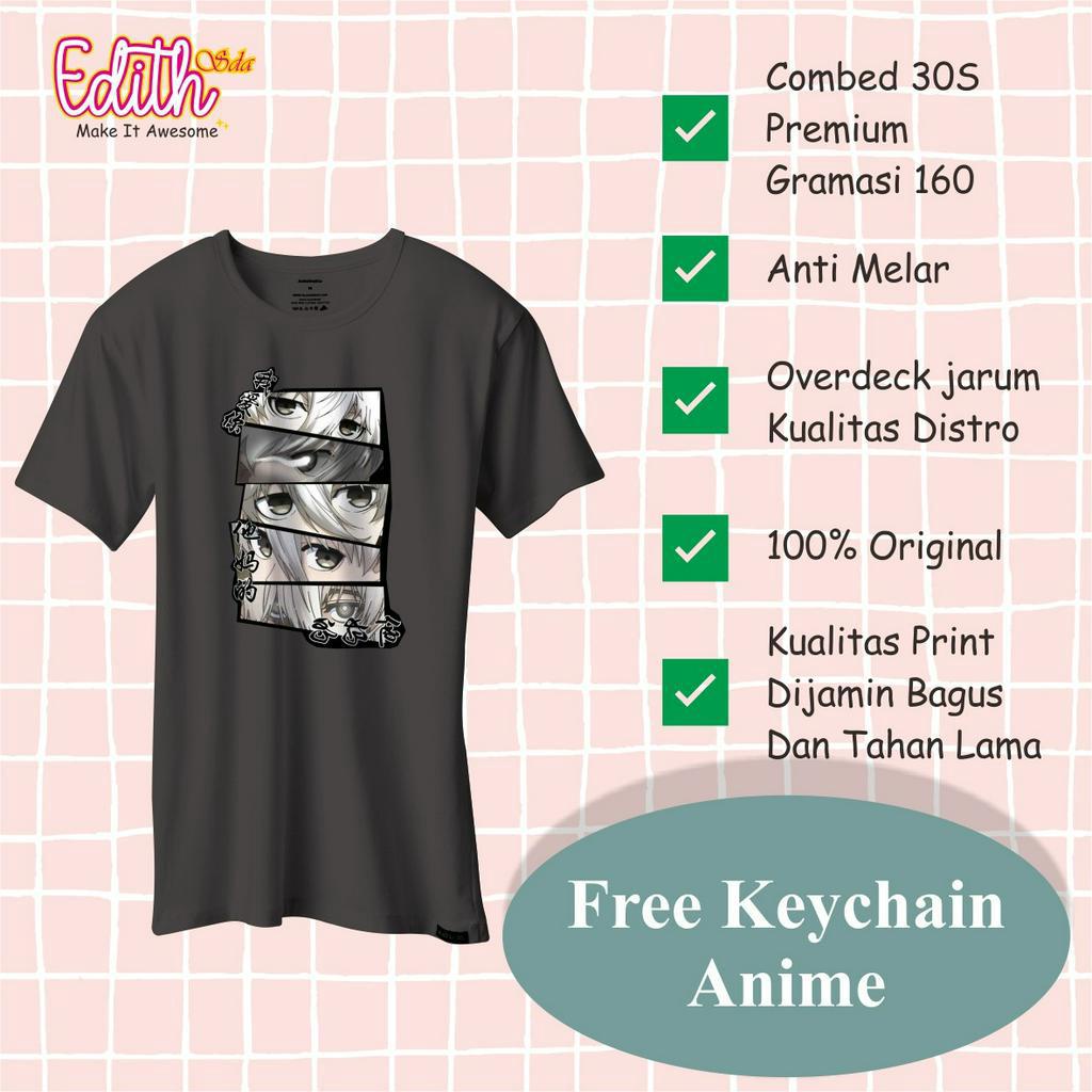 [BUKAN PO]  KAOS SEISHIRO NAGI BLUE LOCK HITAM / TSHIRT SEISHIRO NAGI BLUE LOCK HITAM