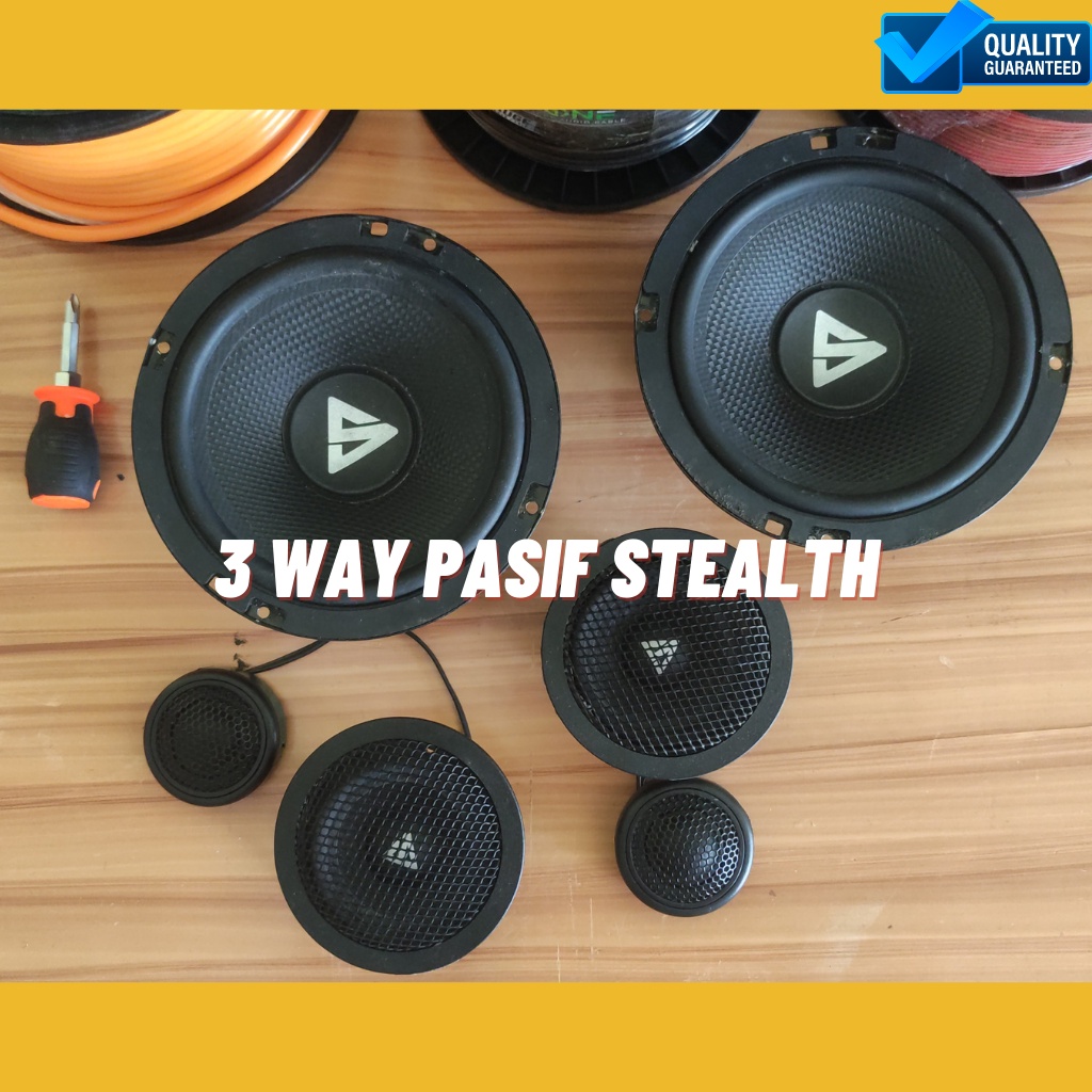 Speaker 3 Way Pasif Stealth