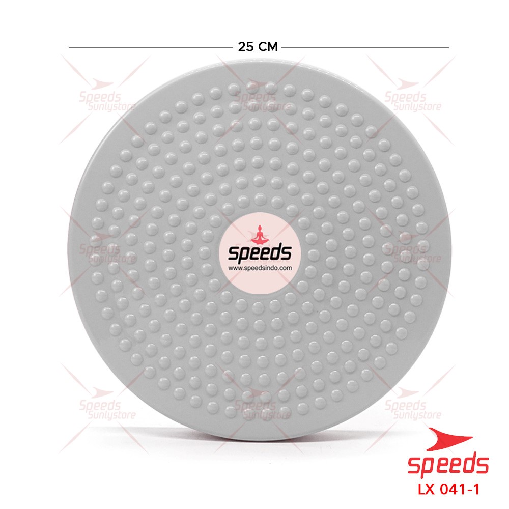 SPEEDS Waist Twisting Kaki Olahraga Rumah Portabel Fitness Pelangsing Perut Paha Pinggul Waist Twisting Terpisah 041-5-TWISTING-1 ABU