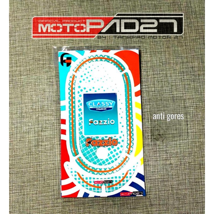 Motopad27 Stiker Resin timbul Aksesoris Anti gores Spido meter Yamaha FAZZIO 125 2022