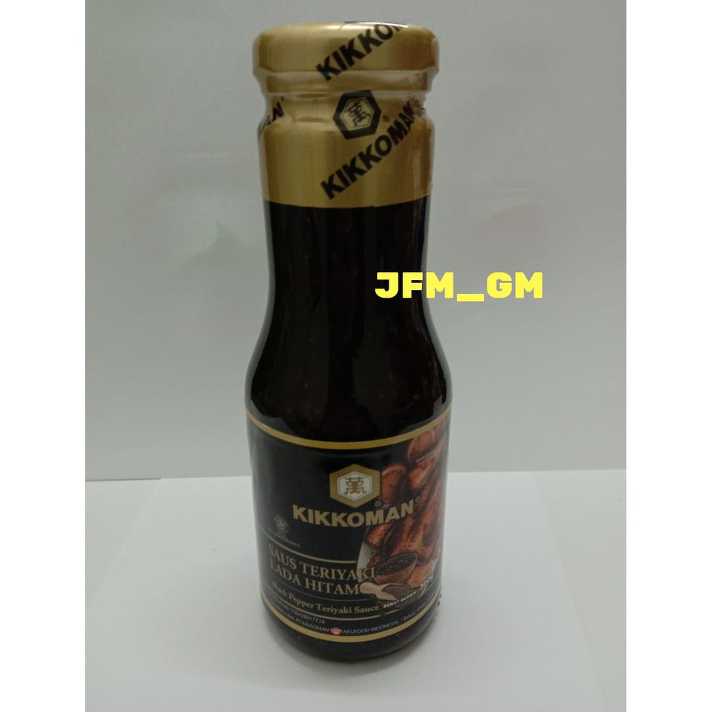 

KIKKOMAN SAUS TERIYAKI LADA HITAM 300GR