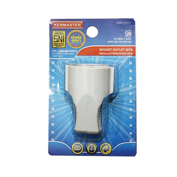 Kepala Stop Kontak / Kenmaster Socket Outlet Kepala Colokan 507b