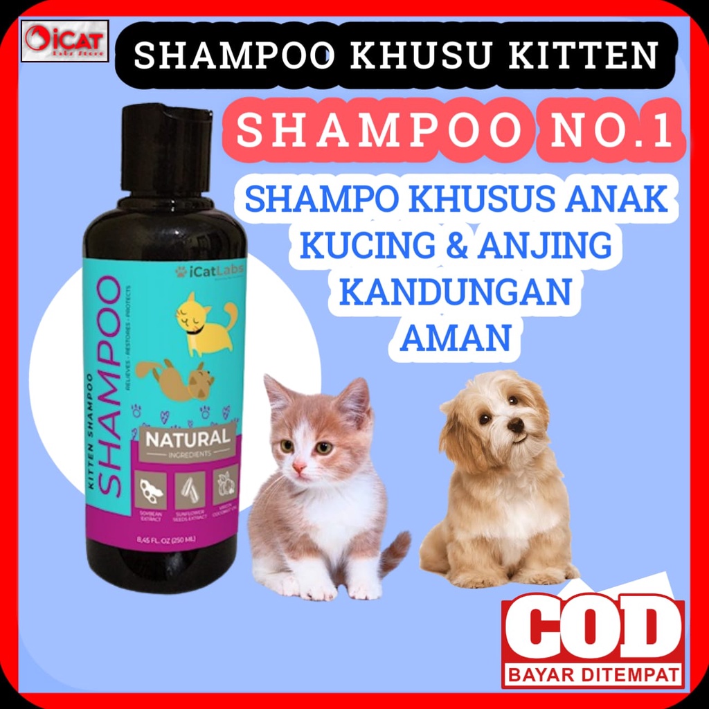 SHAMPOO KUCING DAN ANJING SHAMPOO HEWAN SHAMPOO ANTI KUTU SHAMPOO ANTI JAMUR...