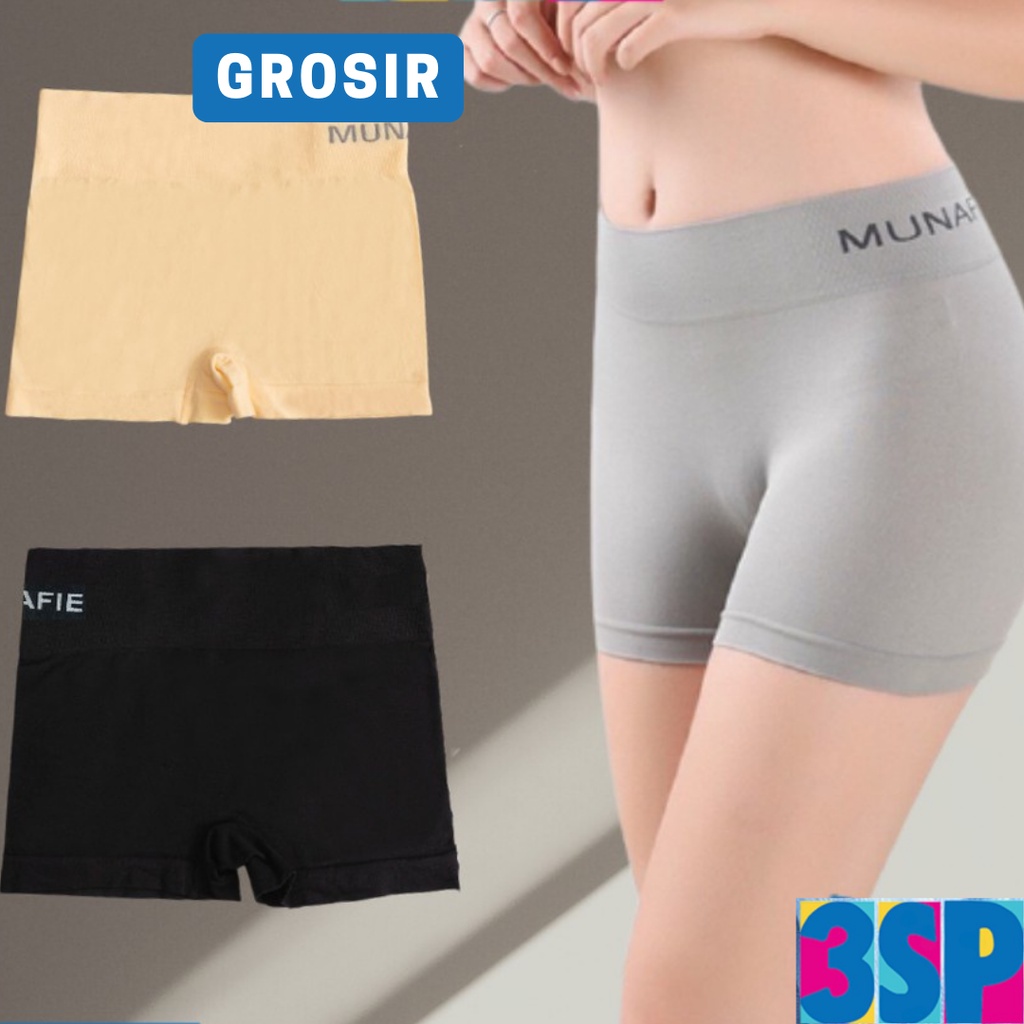 3SP | UWR41 Celana Dalam Pendek Hot Pants Boxer Underwear Wanita Import Murah