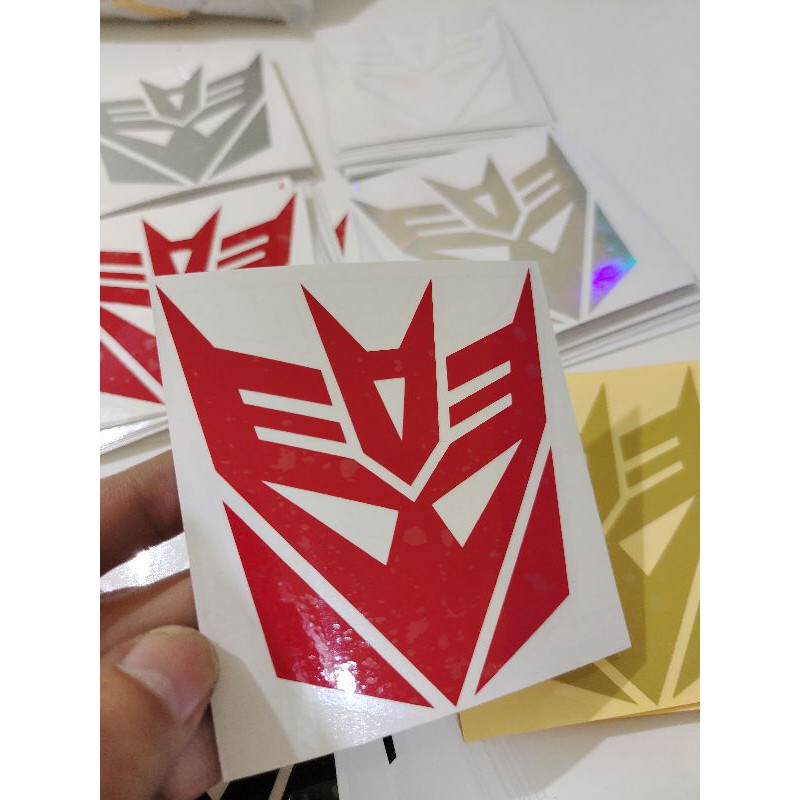 STICKER TRANSFORMERS CUTTING