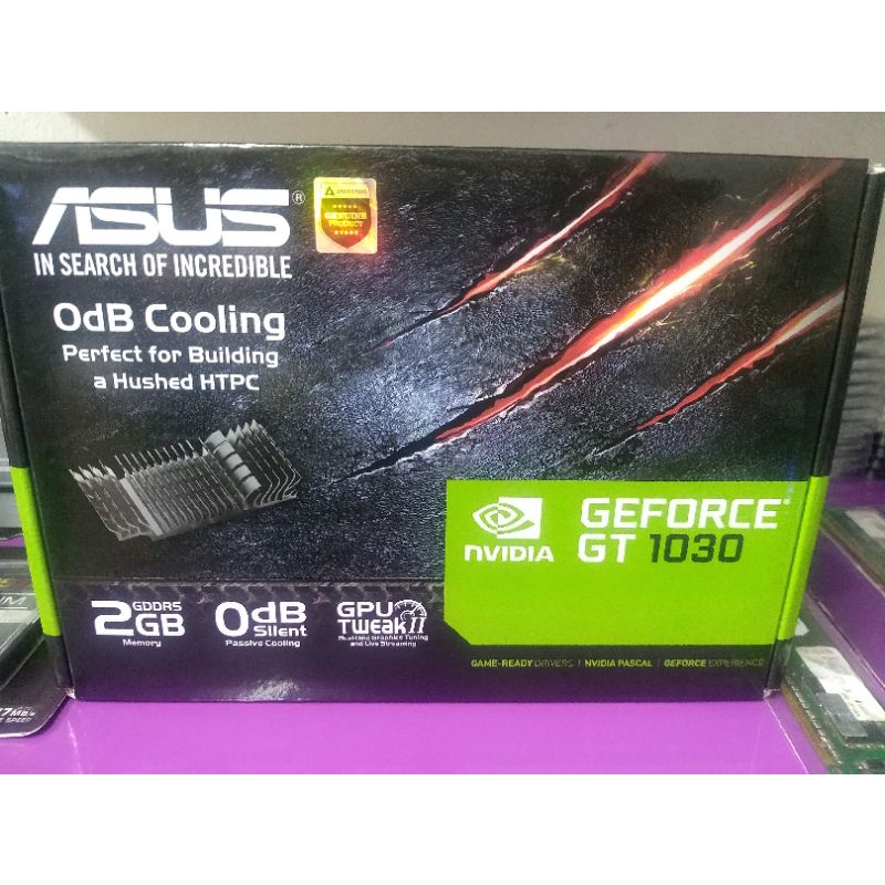 ASUS GT1030-SL 2GB VGA CARD SILENT NVIDIA GEFORCE DDR5