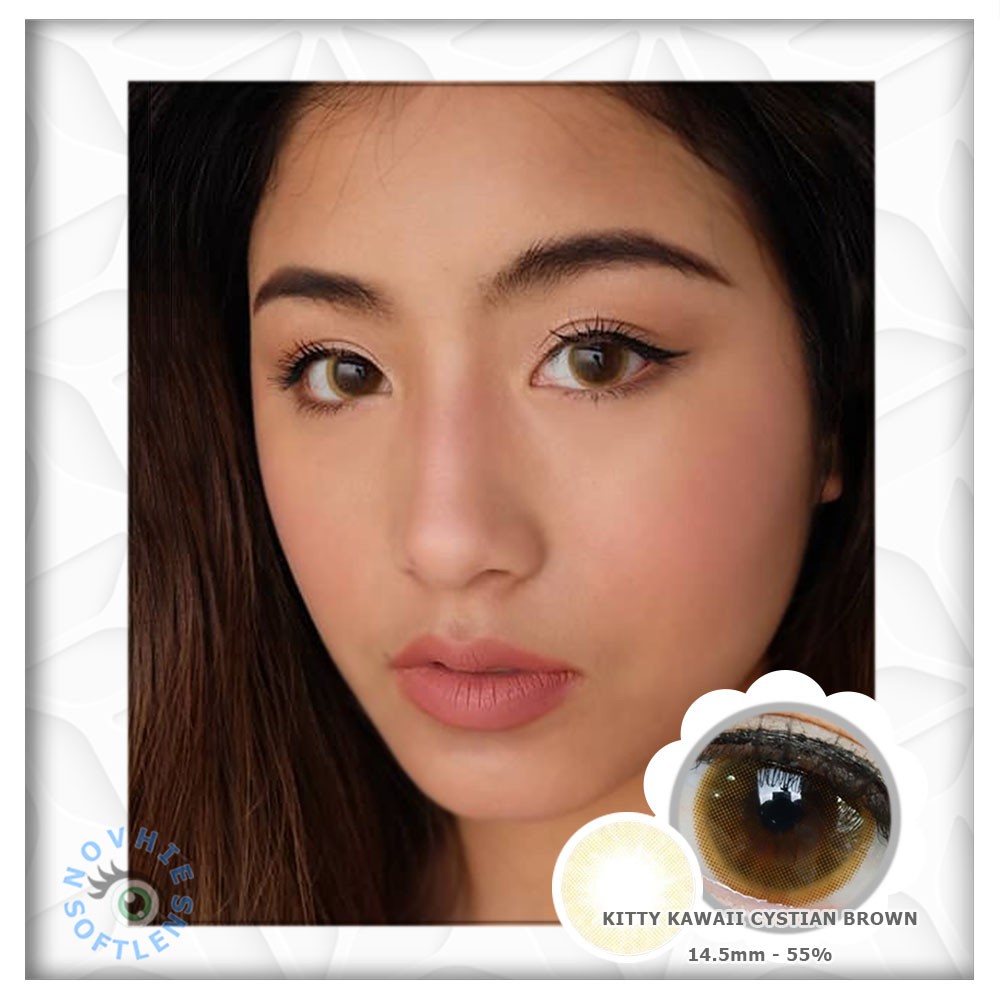 

SOFTLENS KITTY KAWAII CYSTIAN BROWN