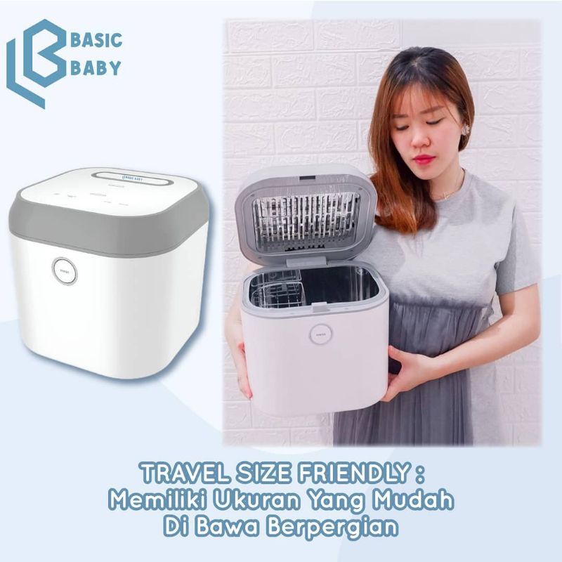 Basic Baby UV Sterilizer and Dryer - UV steril multifungsi