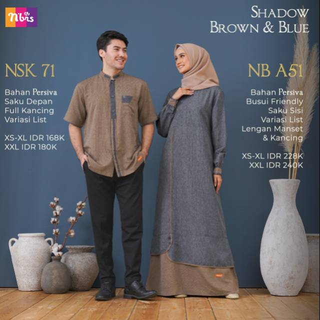Nibras Couple Koko NSK 71 Gamis NB A51