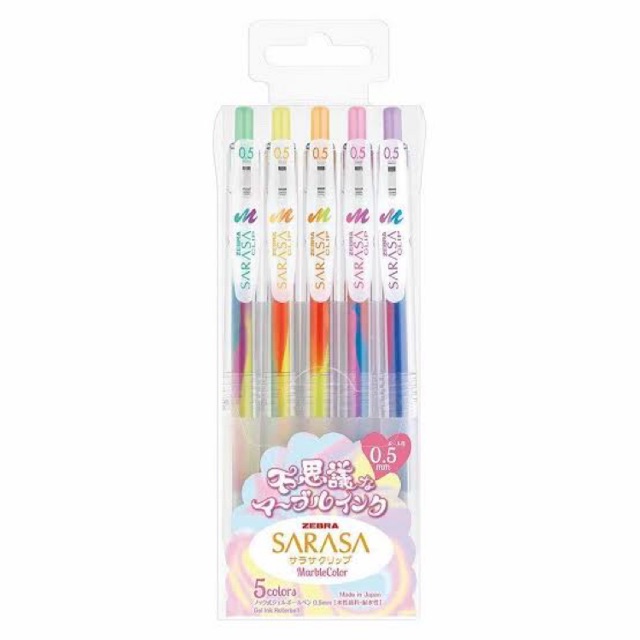 

Sarasa Marble 0,5 set (Isi 5) LIMITED EDITION