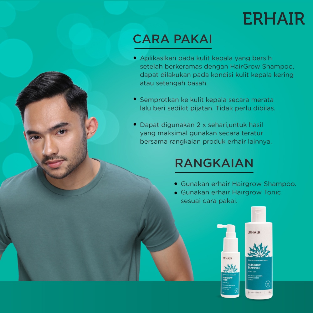 ⭐ BAGUS ⭐ ERHAIR HAIR GROW / SCALPERFECT / RESTORE SERIES | ERHA Ketombe Dandruff Penumbuh Rambut