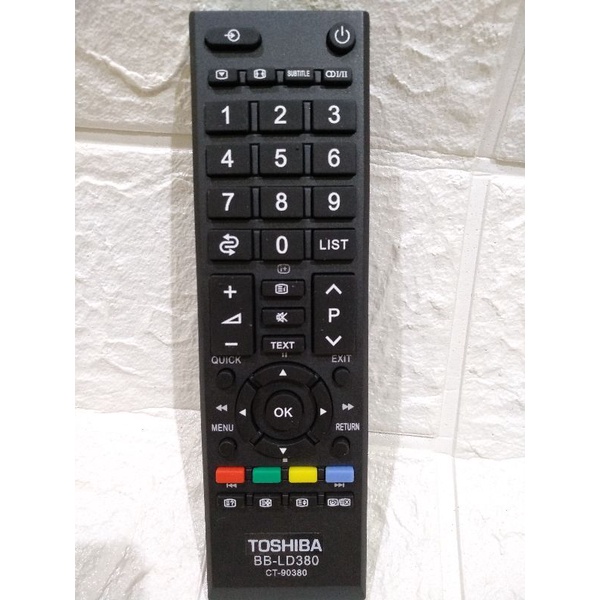 Remote TV LCD/LED Toshiba Regza CT-90380 CT90380 / CT-90336 Remot TV Tanpa Setting Remote Siap Pakai