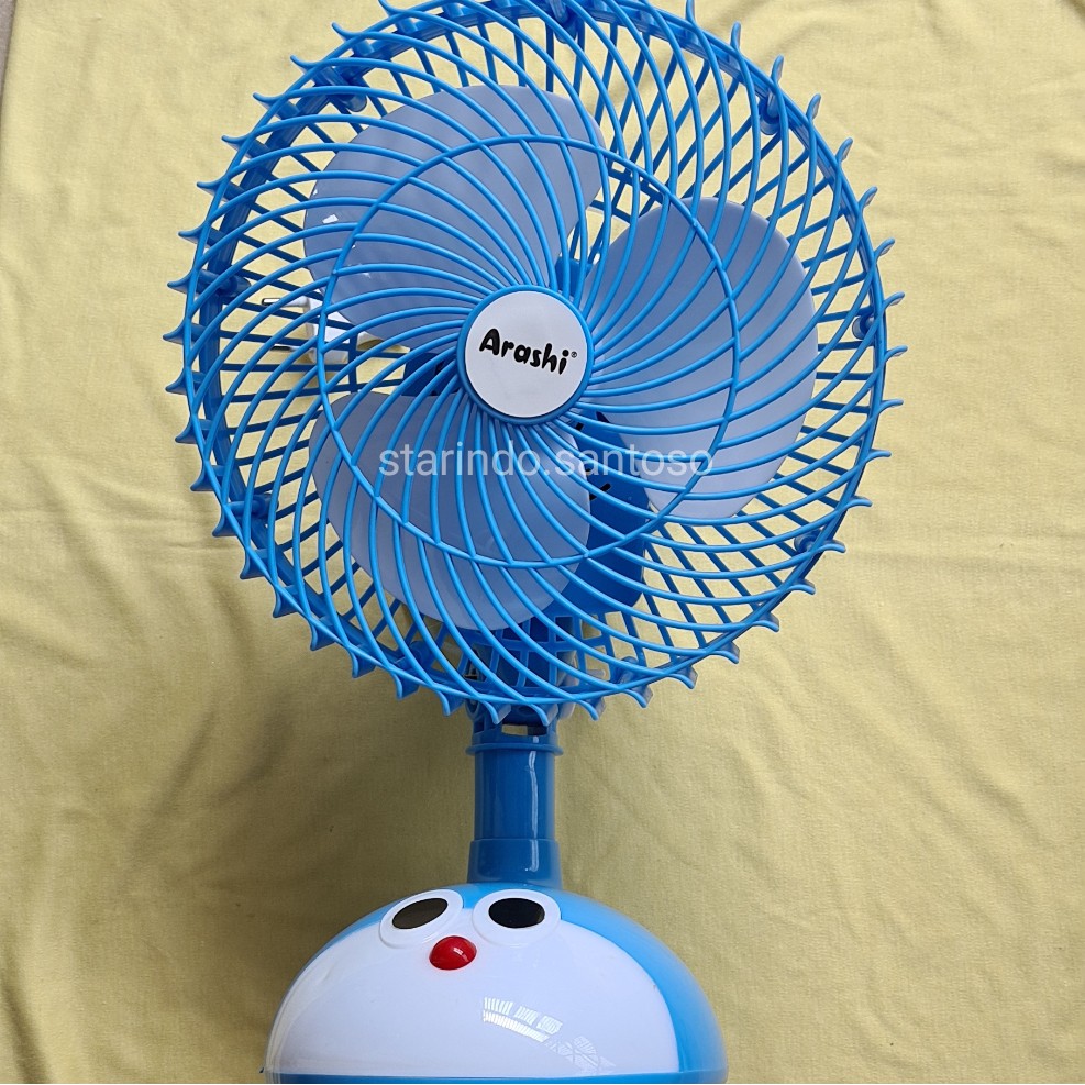 KIPAS ANGIN MEJA DORAEMON 8&quot; mini fan 8 inch karakter lucu kipas duduk emon