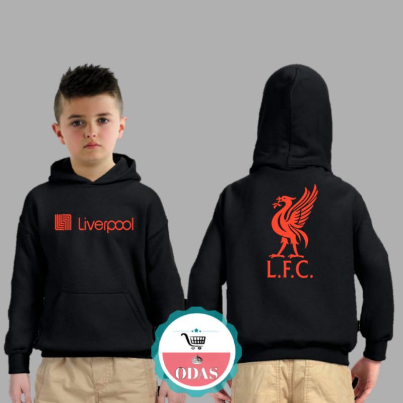 Jaket Hoodie sweater anak Liverpool LFC