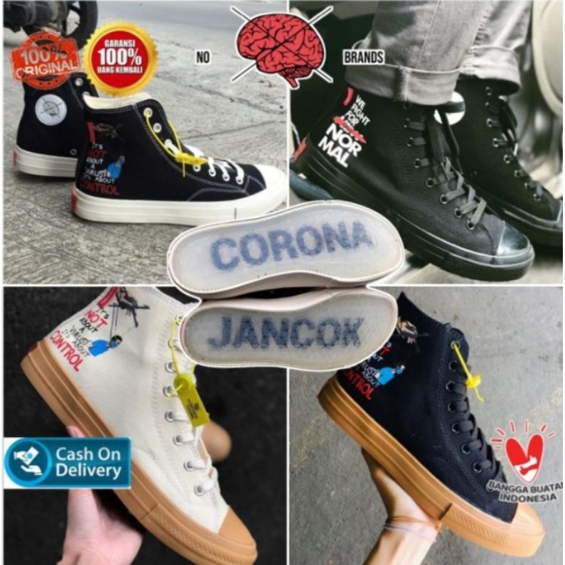 SEPATU NOBRAND CORONA JANCOK HIGH & LOW
