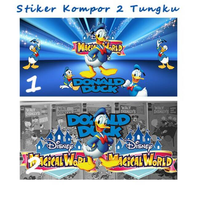 

stiker kompor2 tungku donald duck