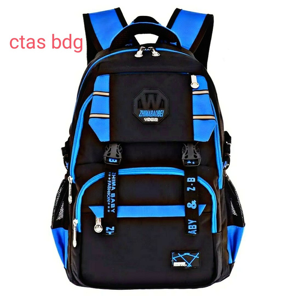 Tas Anak LAKI2 ZHIMA BAOBE keren O6O3 kekinian BEST SELLER modis multifungsi backpack Bayar Di Tempa