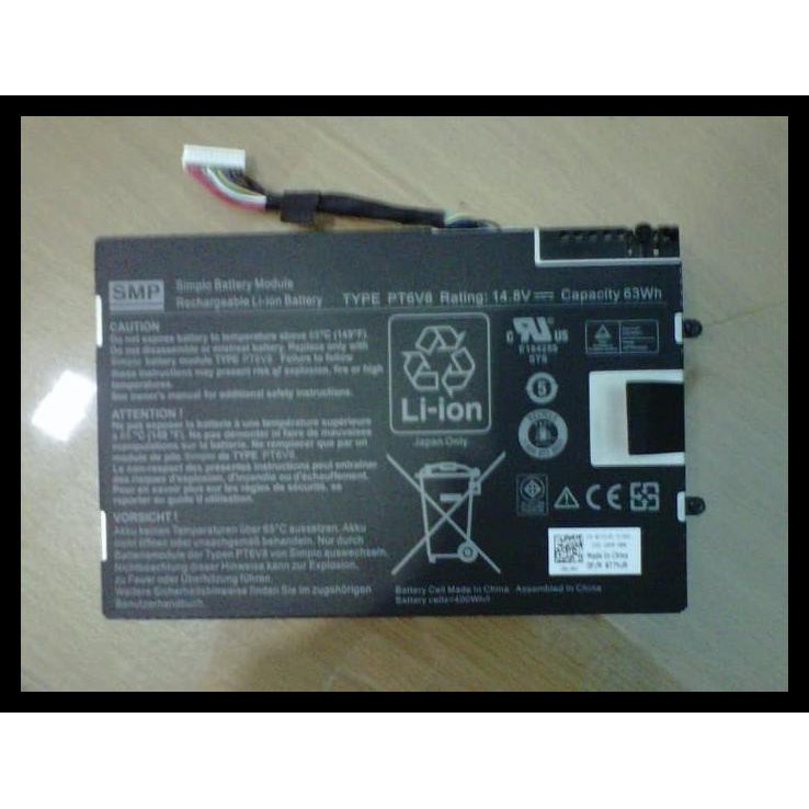 Baterai Laptop Dell Ori Alienware M11X-R1 R2 R3 M14X-R1 R2 R3 Original