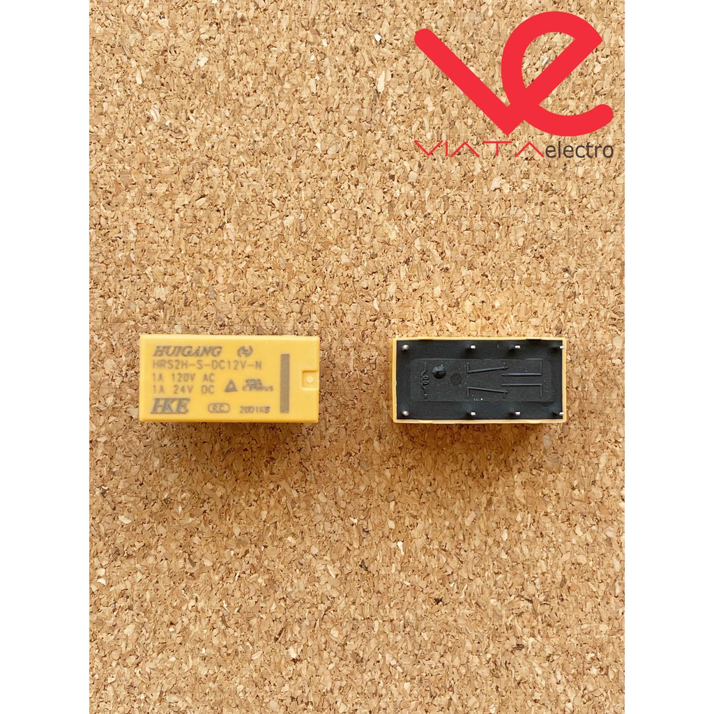 RELAY 12V 8PIN HKE KECIL 1A RELAY 12VOLT 8 KAKI KECIL HKE 8 PIN  HRS2H