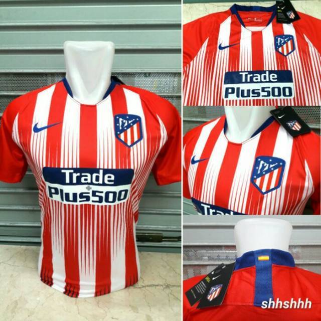 JERSEY BOLA ATLETICO MADRID ATM HOME 2018/2019 GRADE ORI