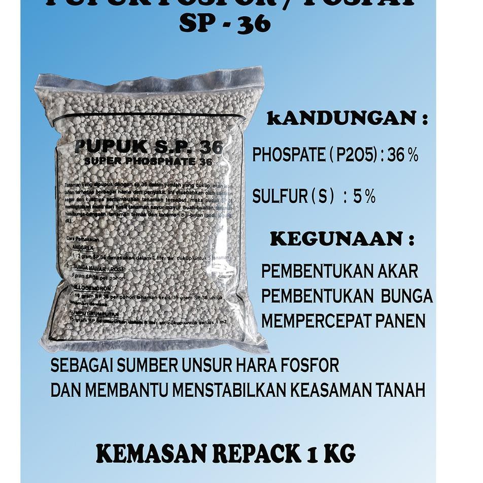 [Gift] Pupuk Fosfor-Phospat SP-36 1 kg