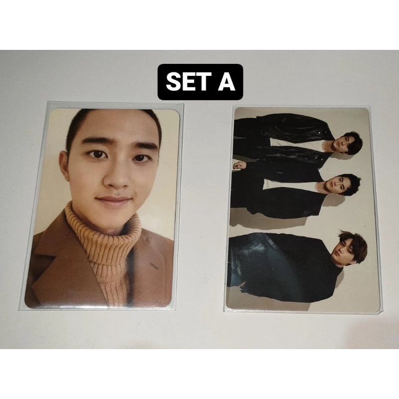 [READY INDO SET ONLY] PHOTOCARD EXO D.O CHANYEOL BAEKHYUN XIUMIN KAI UNIVERSE WAL LOTTO