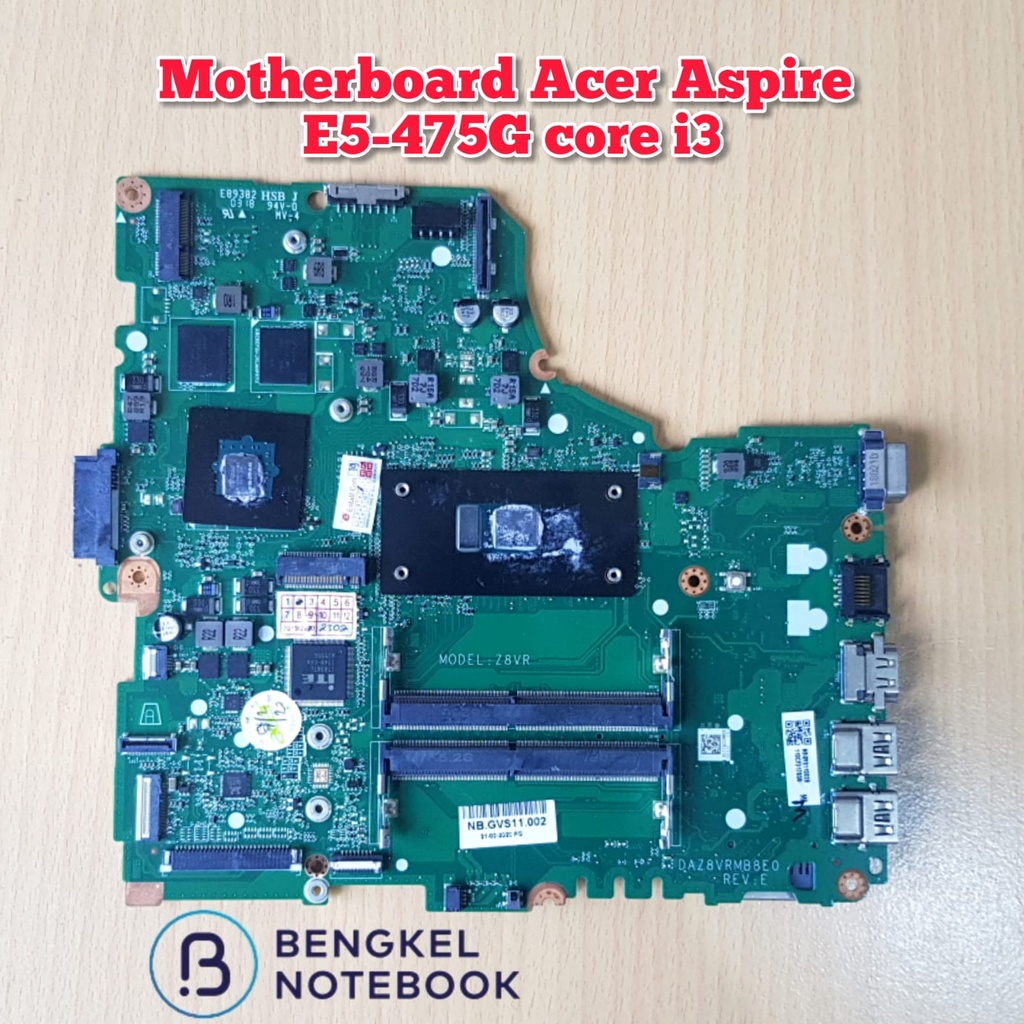 Motherboard Acer Aspire E5-475 Travelmate P249 Core i3 Gen6 DAZ8VMB18C0 DAZ8VMB18D0T