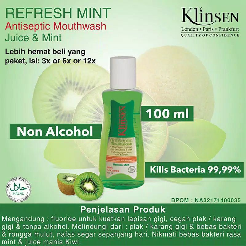 Klinsen Antiseptic Mouthwash