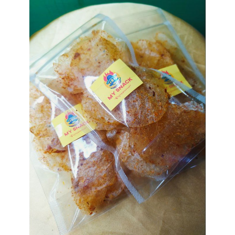 Keripik kaca kemasan pouch