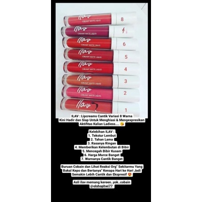

ILAV lipstik HWI asli/original tahan lama