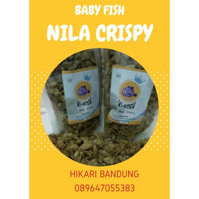 

Baby fish nila crispy