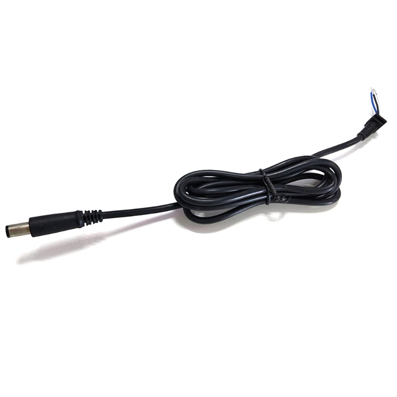 btsg DC Pigtail Cable Cord 7.4 x 5.0mm Male Plug with Center Pin for DELL Laptop