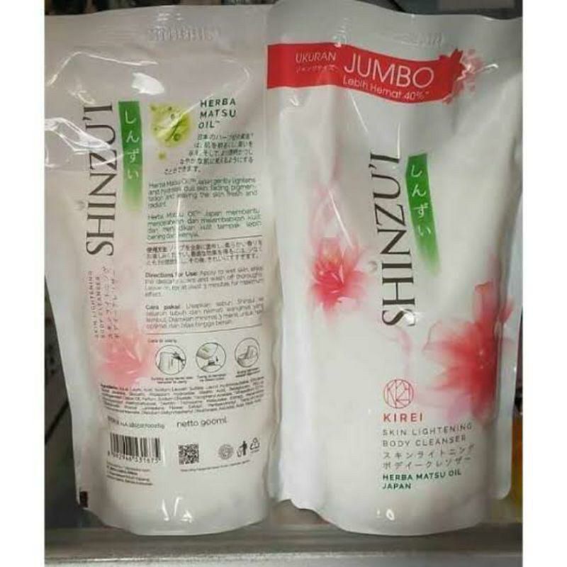 Shinzui Body Cleanser Kirei Sabun Mandi Cair Refill JUMBO 800 ml ~ 100% Original