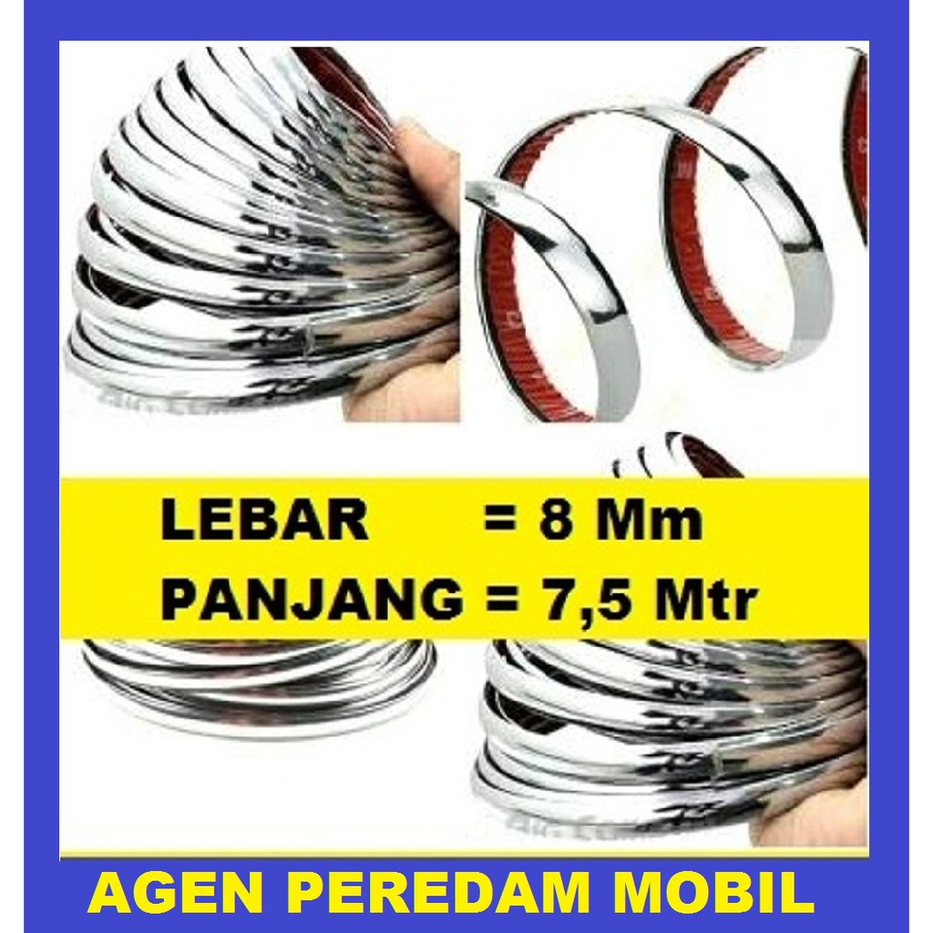 Harga Termurah List Chrome Mobil Panjang 7,5 Mtr