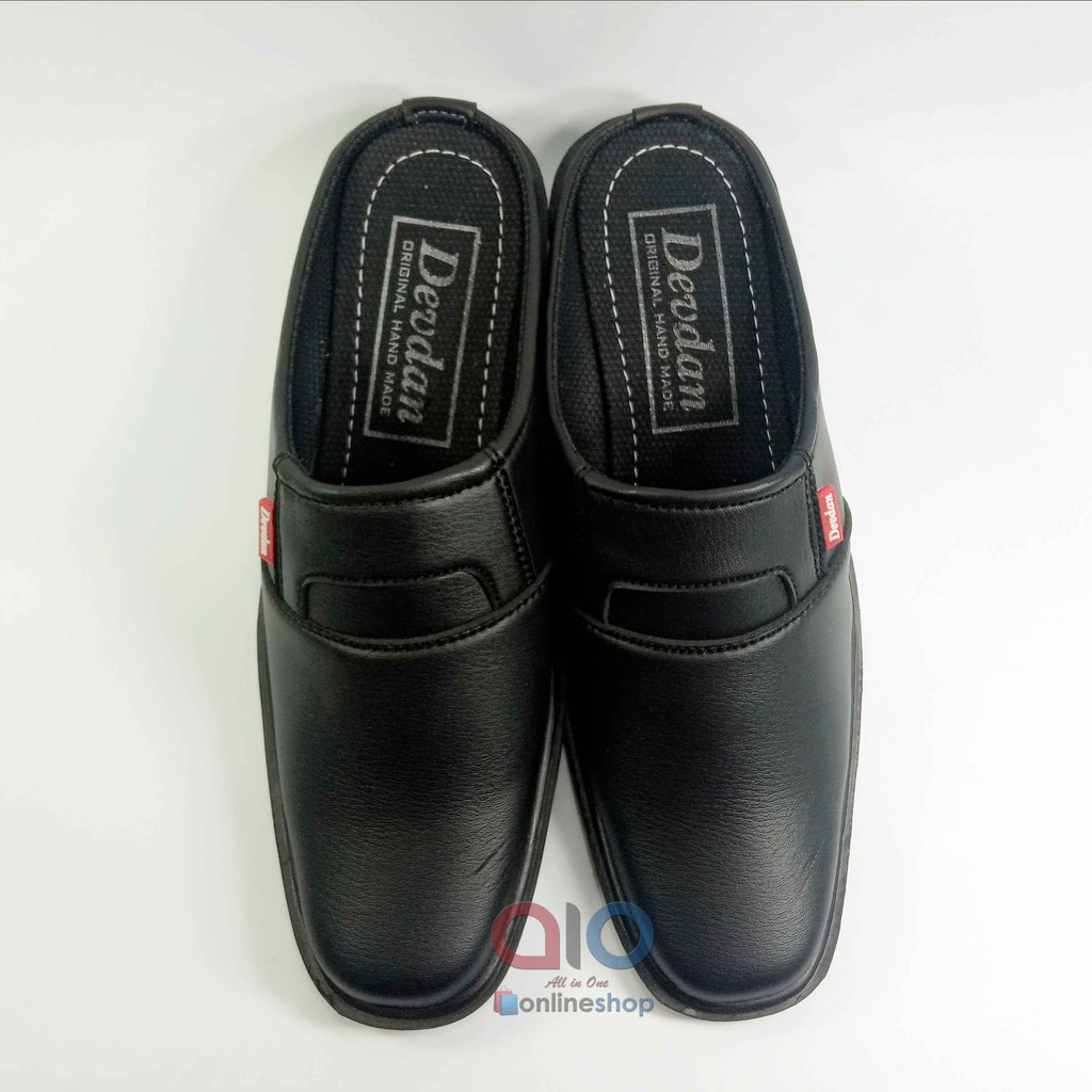 Devdan Sepatu Pantofel Pria Slop Bustong Kerja Kuliah Kantor Cowok Tutong Slip On 39-43 DB01