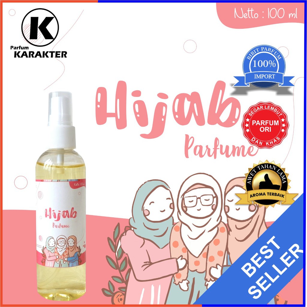 PARFUM HIJAB  untuk Cewek SERIES GLAMOUR ( PINK ) I Bibit Parfum Import Wangi &amp; Tahan Lama I Kemasan 100ml | Bisa Cod | Terlaris