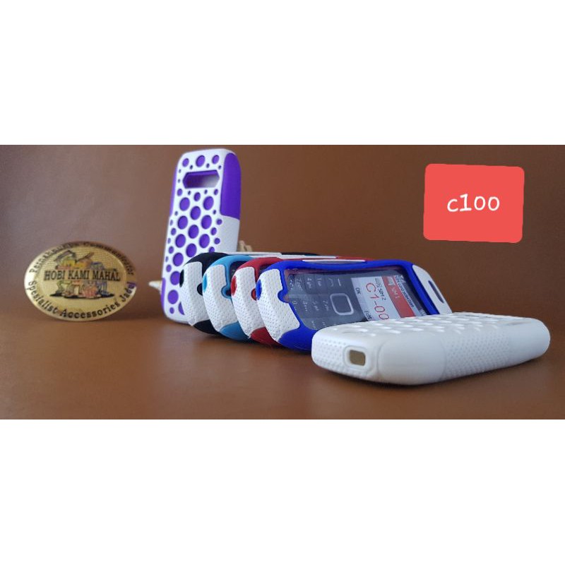 otterbox otter box silikon soft hard case nokia c1 c100 1616