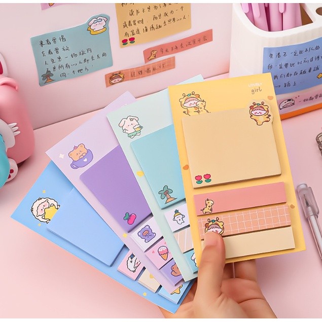 

Lovely Korean Sticky Note 4 Line