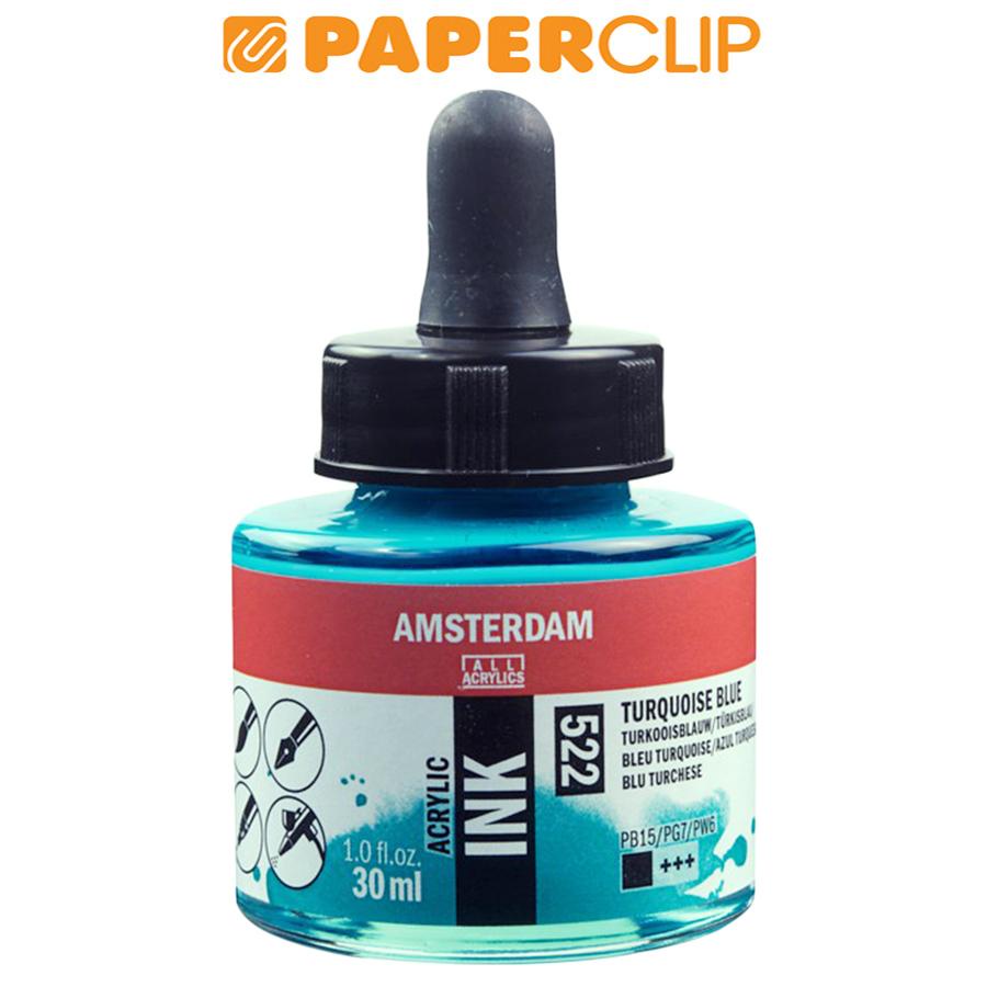 

CAT ACRYLIC AMSTERDAM 17205220AAC INK 30ML TURQUOISE BLUE