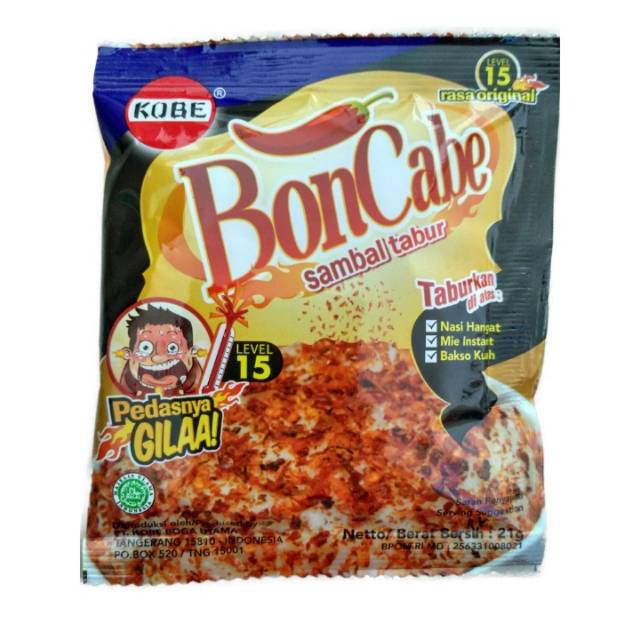 

(2pcs)Bon cabe kobe level 15 , 7gr