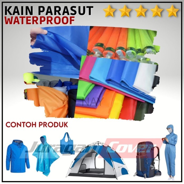 kain parasit anti air. kain waterproof 190T