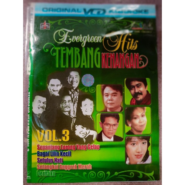 VCD original karaoke Evergreen hits tembang kenangan