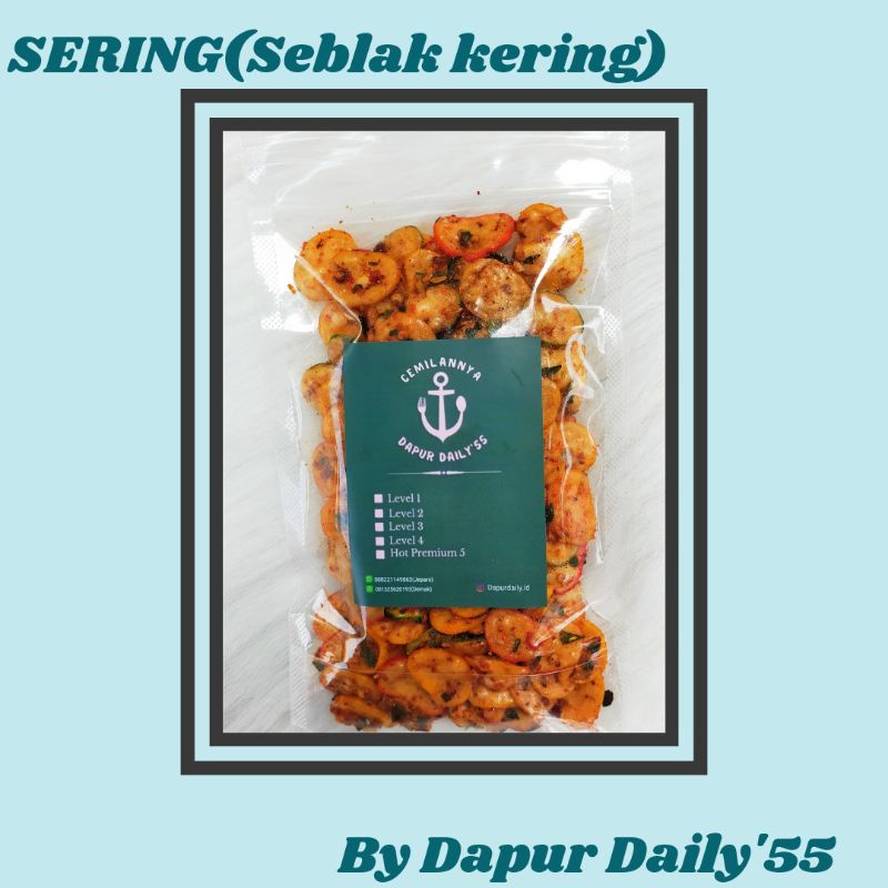 

SERING (SEBLAK KERING) by Dapur Daily'55 kemasan 80gr&100gr