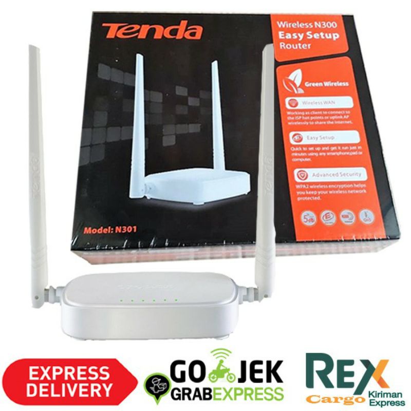 Tenda N301 Wireless N300 Easy Setup Router